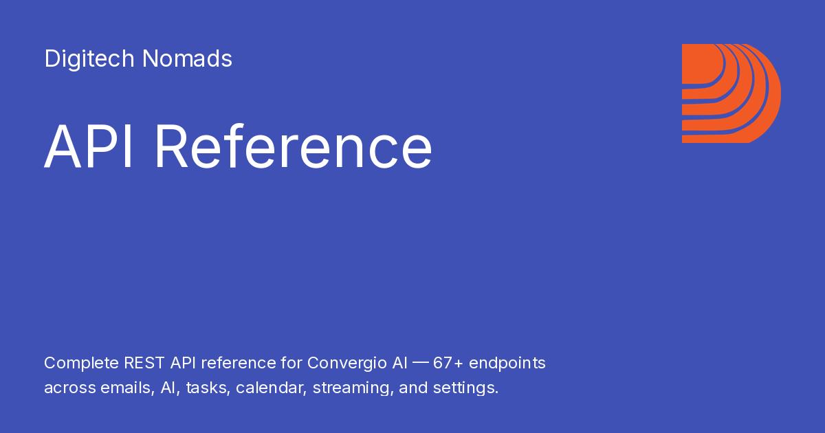 API Reference - Digitech Nomads